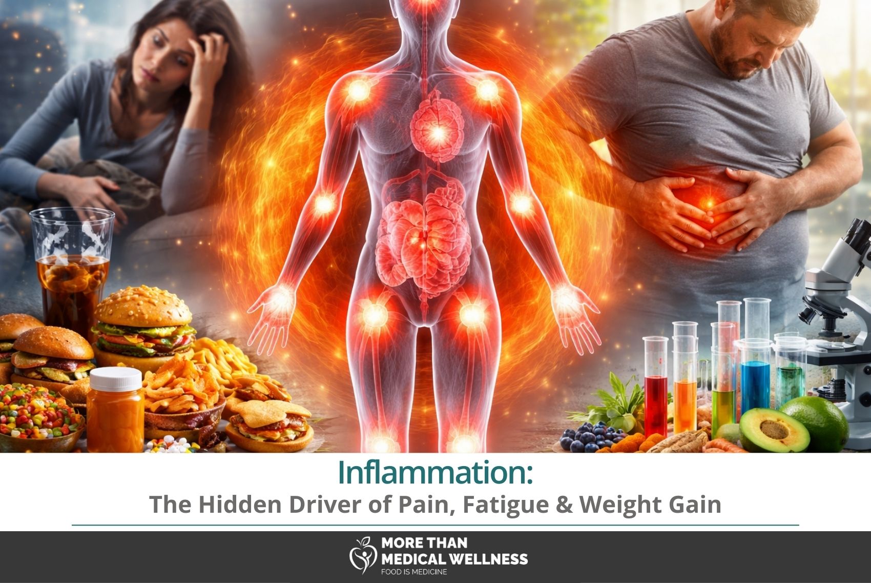 Inflammation — The Hidden Driver of Pain, Fatigue & Weight Gain
