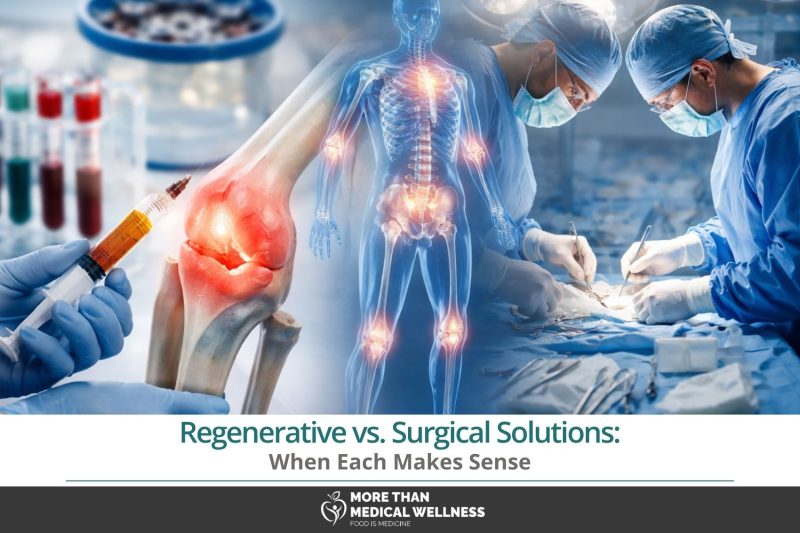 Regenerative vs. Surgical Solutions When Each Makes Sense